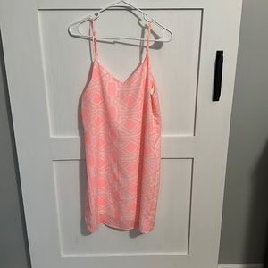 Pink spaghetti strap dress - size medium